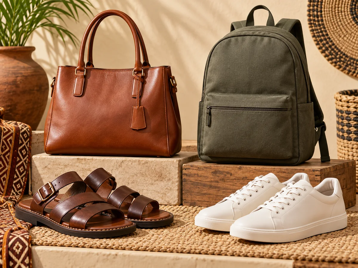 Representative category illustration: Footwear & Bags