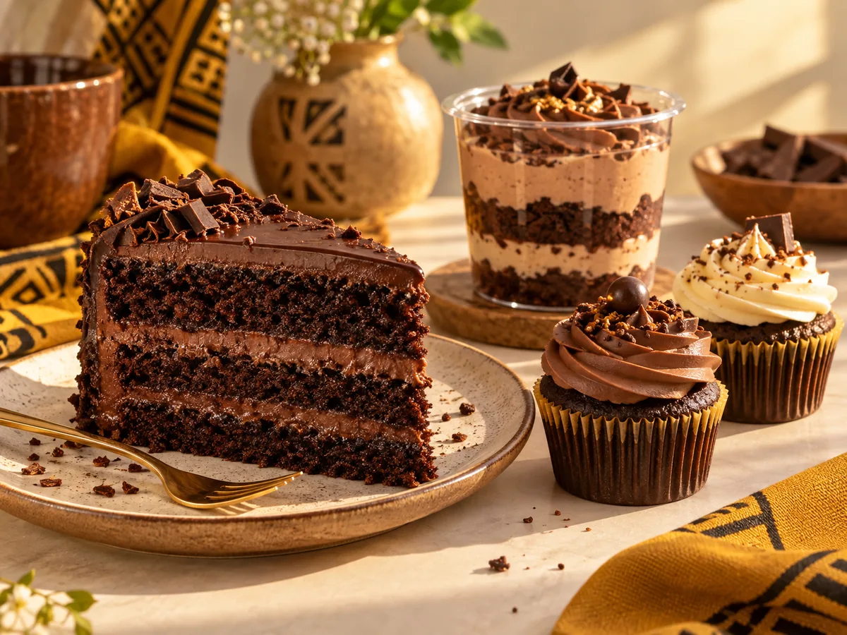 Representative category image: Cakes, cake slices, cupcakes, cake cups, cake jars and similar cake-based desserts