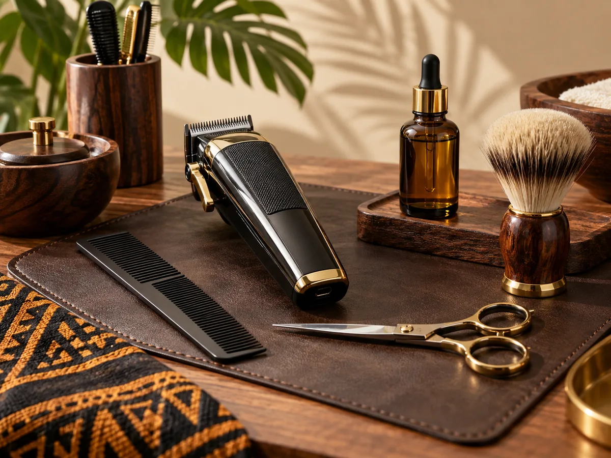 Representative category image: Men's grooming products and barbing
