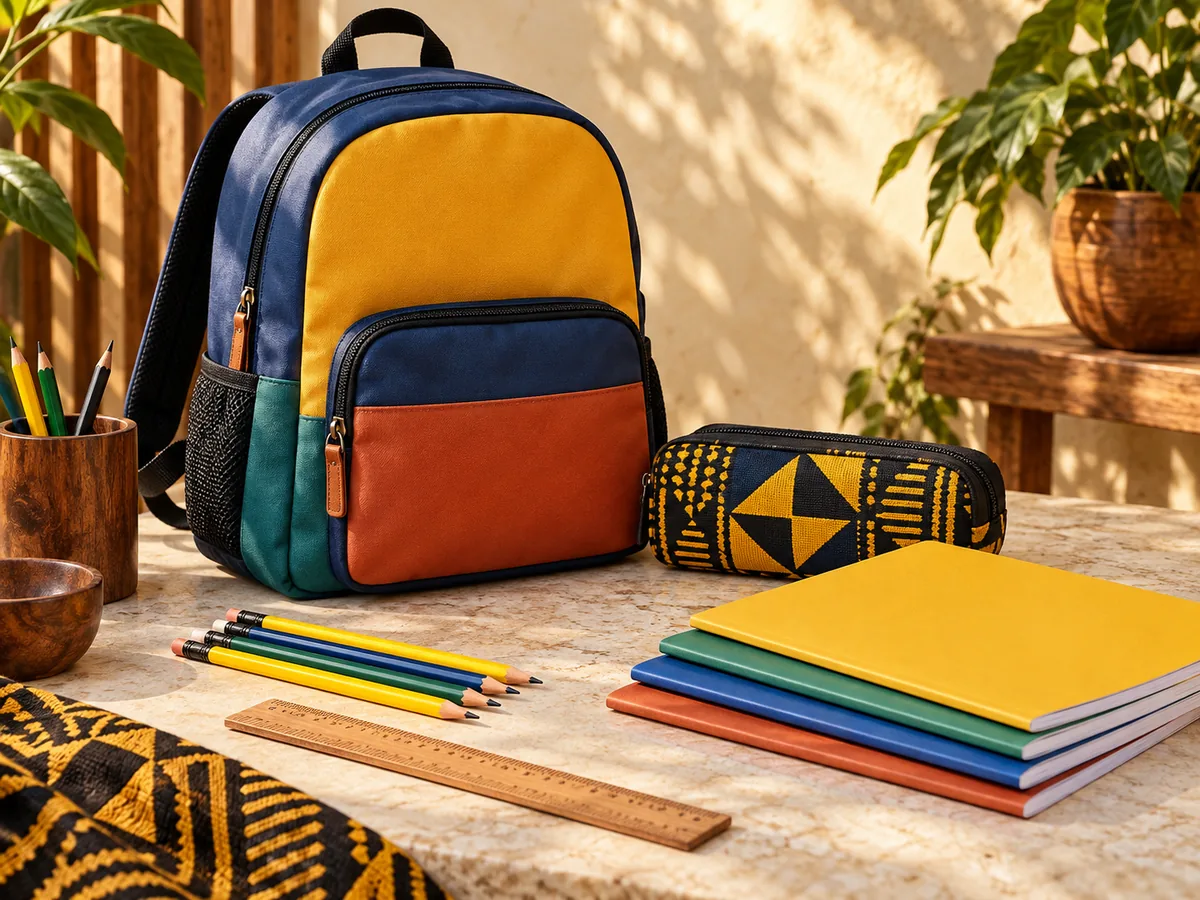 Representative category image: School bags, lunch boxes and school supplies